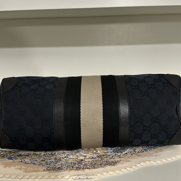 💙 Gucci GG Web Boston Handbag 💙 - Picture 8 of 17